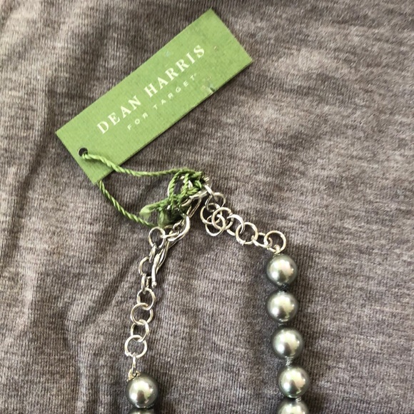 Target Dean Harris NWT green pearl long neckace - Picture 2 of 5